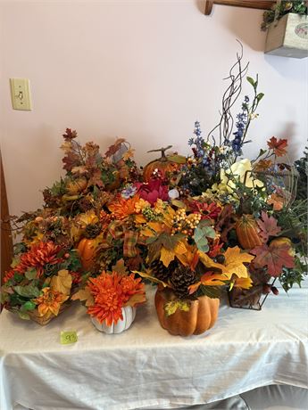 Fall Floral Decor