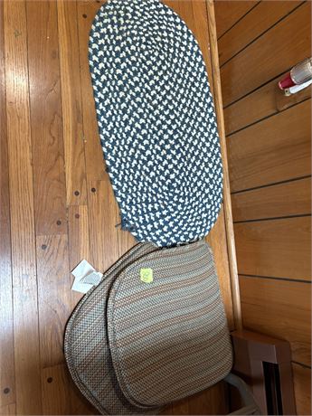 Rug, Seat Cushions