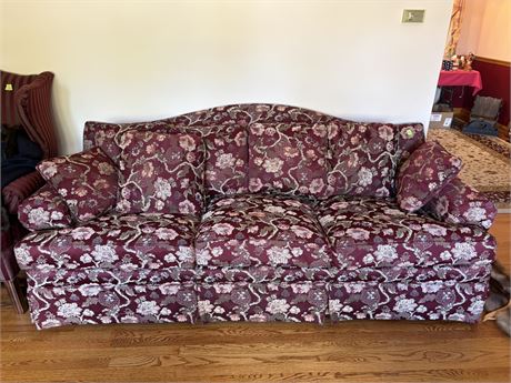 Vintage Satin-Finish Ethan Allen Sofa