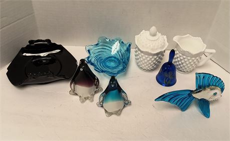 Flat Of Miscellaneous Glass. Some Fenton