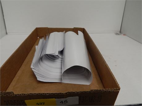 Flat Of Clear Sealable Storage Bags