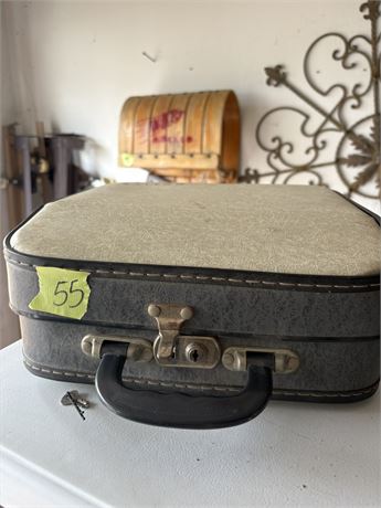 Vintage Luggage with Key