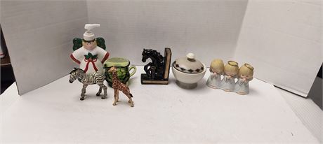 Flat Of Miscellaneous Glassware