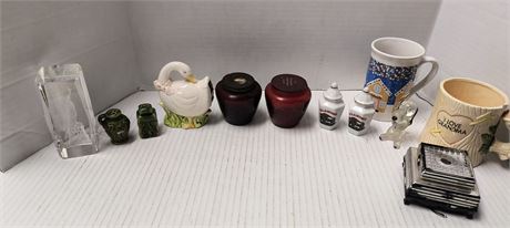Flat Of Miscellaneous Glassware