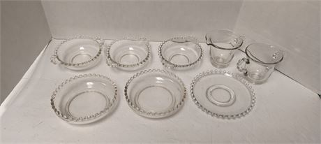 Lot Of Clear Glassware