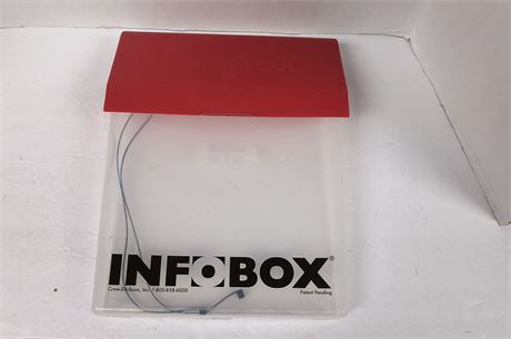 Hanging Plastic Info Box