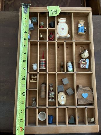 Small Trinket Wood Shadow Box