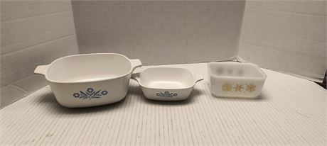 Corning Ware & Glasbake Baking Dishes