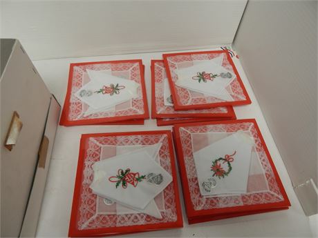Vintage Embroidery Handkerchiefs