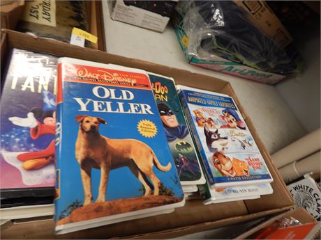 Flat Of VHS Tapes