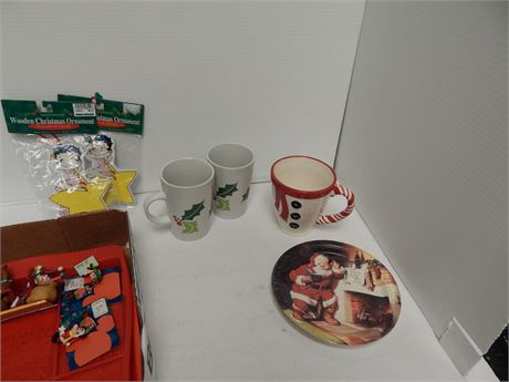 Flat Of Christmas Decorations