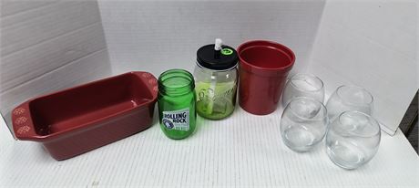 Lot Of Glassware