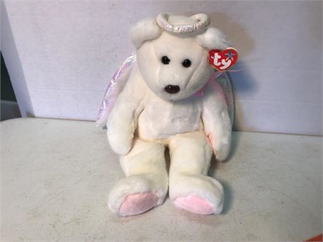 Ty Buddy Halo the Angel Bear
