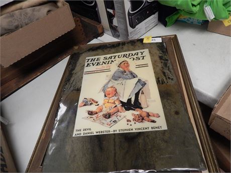 Saturday Evening Post Slate Picture & Misc. Artwork