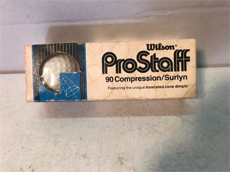 Sleeve of Wilson ProStaff Golf Balls