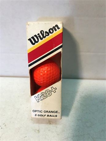 Sleeve of Wilson K28+ Golf Balls