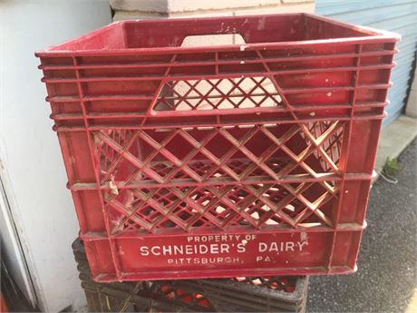 Schneider's Dairy Milk Crate