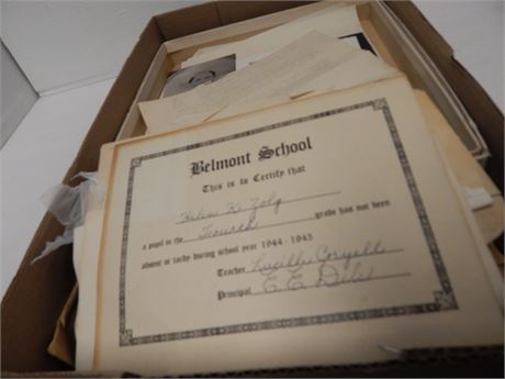 Flat Of Vintage Papers & More