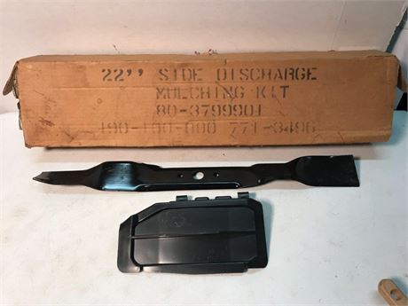 22" Side Discharge Mulching Kit