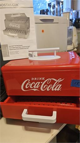 Coca-Cola hot dog steamer.