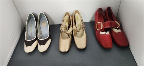 Vintage Shoes. Various Brands & Sizes