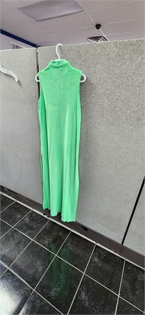 Vintage Catalina Green Dress. Size Large