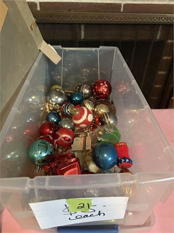Vintage Ornaments, Glass Ornaments