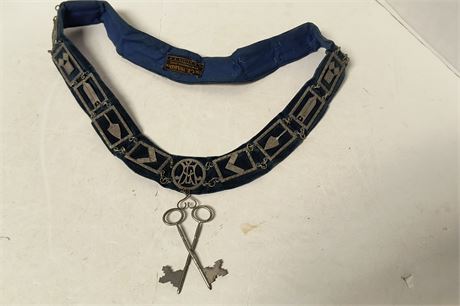 Masonic Blue Lodge Officer Chain Collar