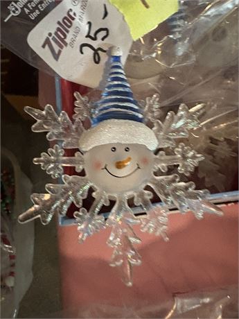 Suction Snowman Tea Lights