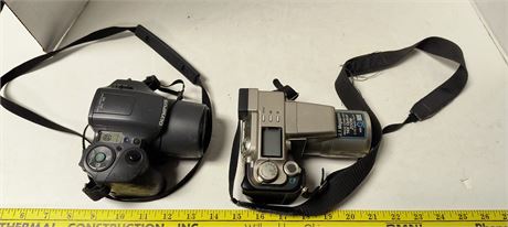 Olympus Camedia C-2100 Ultra Zoom Digital Camera & Olympus IS-10 Quartz Date