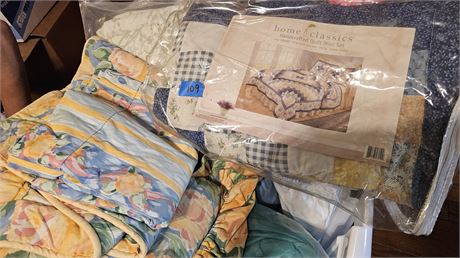 Sheet sets, etc , basket