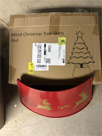 Metal Christmas Tree Skirt