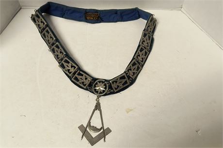 Masonic Blue Lodge Officer Chain Collar