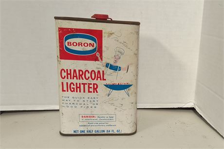 Vintage Charcoal Lighter Fluid Can
