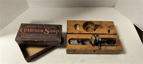 Cuticura Soap Empty Box  & P&G Valve Gapper