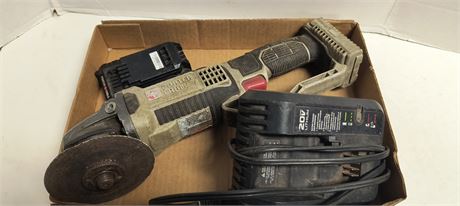 Porter Cable Cordless Angle Grinder & Charger