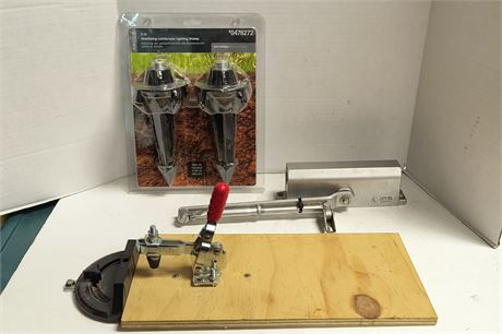 Door Closer & Stabilizing Lighting Stakes & More