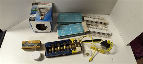 Flat Of Various Light Bulbs