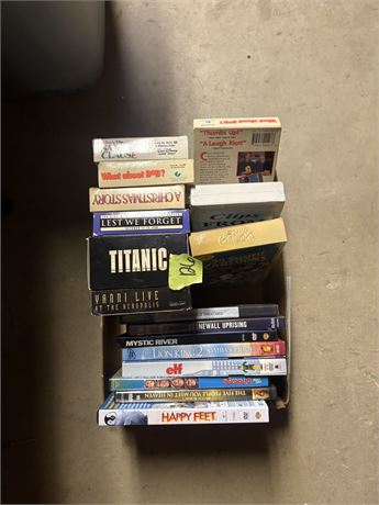 VHS, DVDs