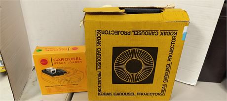 Kodak Carousel Projector & Kodak Carousel Stack Loader