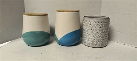 Lot Of Decorative Containers