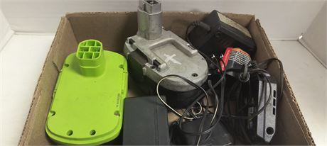 Flat Of Rechargeable Batteries For Rechargeable Power Tools