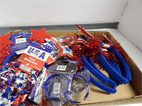 Lot Of 4TH Of July Decorations