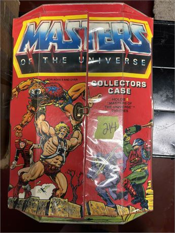 Masters of Universe Figurines and Case