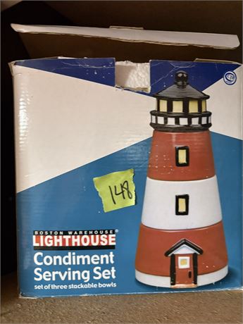 Lighthouse Serving Set
