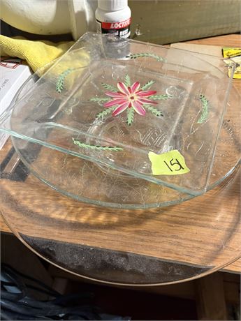 Glass Serving Plates