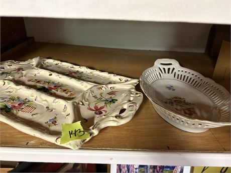 Vintage Schrvarzenhammer Bavaia Serving Dish, Dish