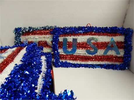 Lot Of 4TH Of July Decorations