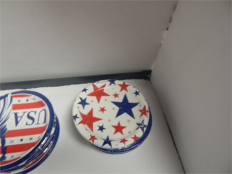 Lot Of 4TH Of July Decorations