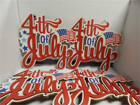Lot Of 4TH Of July Decorations
